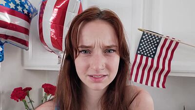 Stepsister determined to have her secret party so she suck stepbros cock