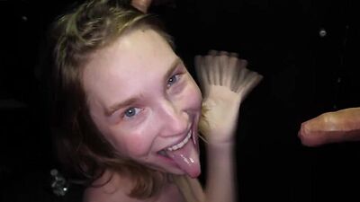 GLORYHOLE SECRETS - Brace yourself Claire, deepthroating is hard!