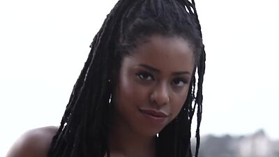 Nubian bae in sexy stockings gets drilled by BBC neighbor