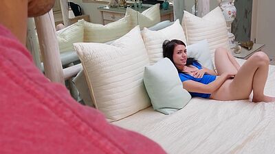 Tender babe pounded vigorously with throbbing stepbro cock