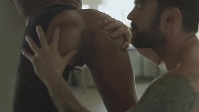 Stepdaddy fucks Ebony squirting pussy after deepthroated