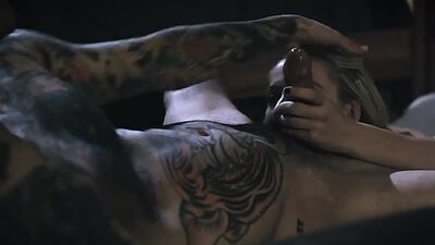 Stepbrother fucks petite blonde stepsister rough after years