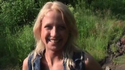 Real live fuck with hot city blonde