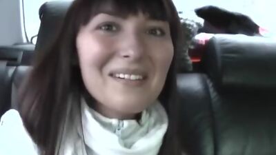 Sex in the car with college girl