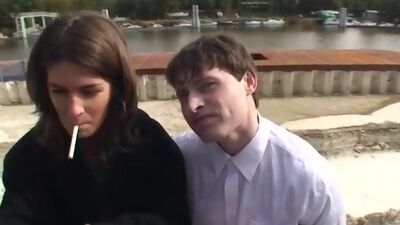 Public nude porn with real cutie