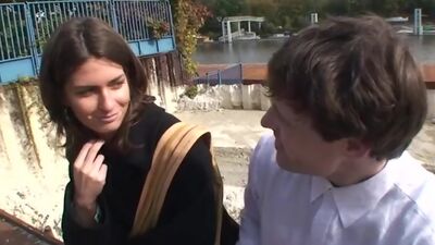 Public nude porn with real cutie