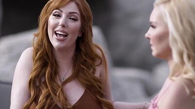 Nympho MILFS with big boobs enjoy 3some pussybanging