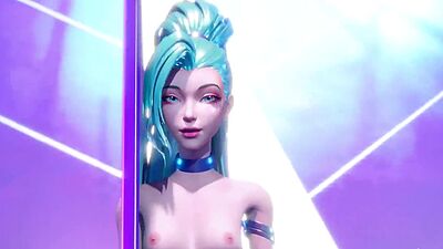 The Hottest Pole Dance Ever - 3D Animation by Chikipiko