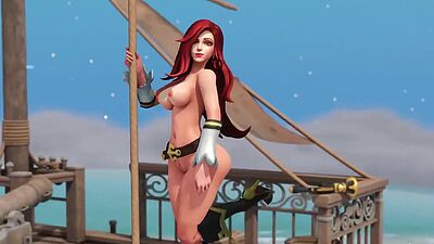 The Hottest Pole Dance Ever - 3D Animation by Chikipiko