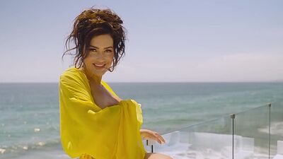 Big tits Latina MILF CJ Sparxx posing for Playboy and exposed stunning body