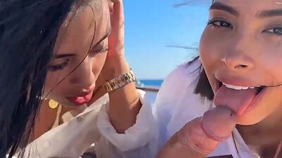 We Seduced a Boat Captain to Obtain his DELICIOUS CUM