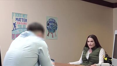 Kendra's magical pussy fixes everything at the office