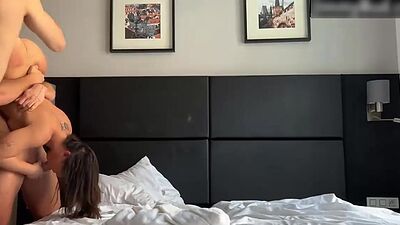 Caught my Girlfriend Cheating and Double Penetrated her with her Lover