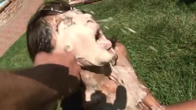 Cum loving teen fuck slut drenched
