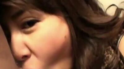 Cute Japanese Blowjob closeup