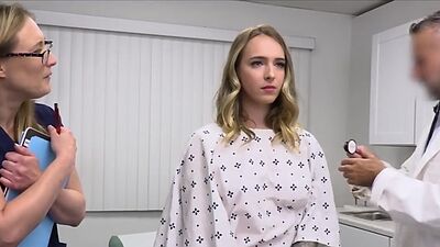 Nurse and doctor enjoys patients big boobies