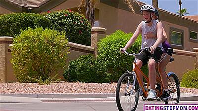 Stepmom sets stepson up with a hot date with her MILF friend Crystal Clark