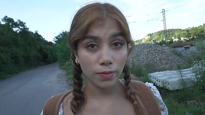 Public dirty 21yo bae fucked hardcore by big white dick