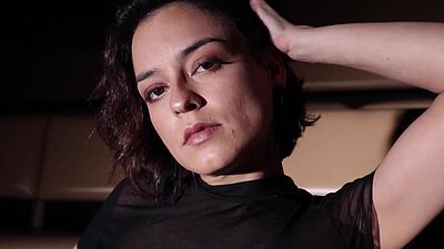 Latina MILF with perfect tits Joy Lamore posing totally naked for Playboy