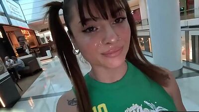 PUBLIC SEX and CUMWALK Nadja Rey Gets Ho