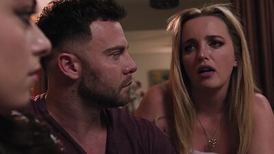 Seth Gamble fucked two horny pussies at once