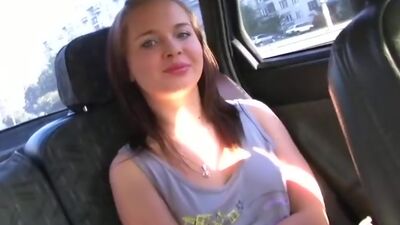 Pretty teen has sex on the roof