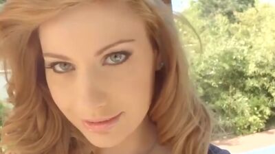 Hot solo girl Marylin Blond masturbating fingering on Give