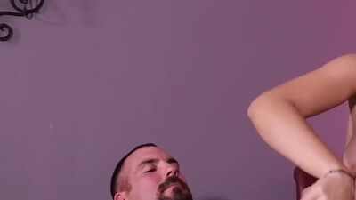 Mean masseuse MILF gives rough BDSM HJ to client on massage