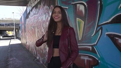 Sexy public bae fucked by big dick in wet pussy hole