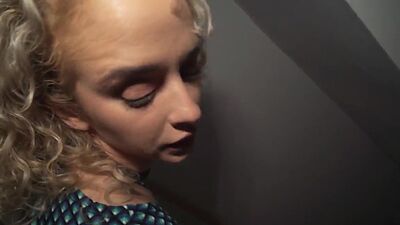 Sexy public bae drilled by horny fucker in shaved pussy