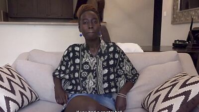 African beauty exploited at a fake Music Video audition by a white male