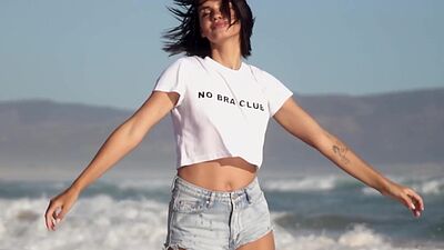 Hot MILF Sofi Ka exposed beautiful booty after passion striptease action