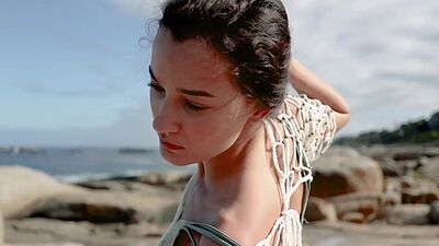 Hot MILF Sofi Ka exposed beautiful booty after passion striptease action