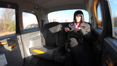 Sexy cab bae filled with huge dick in tight pussy hole