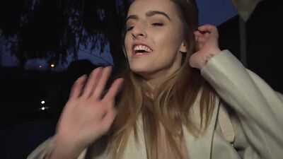 Public scandal bae fucked by big dick in POV in pussy