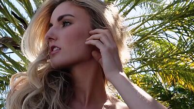 Petite blonde MILF model Anna Katarina nude for Playboy and looks stunning