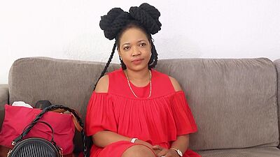 African woman reads the casting producers mind exactly by sucking his dick