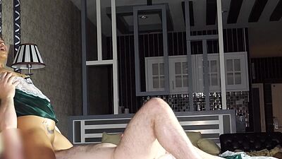 Teen amateur from Thailand Lily Koh sex massage for her older boyfriend