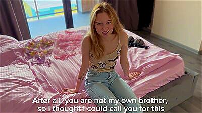 I helped my stepsister choose underwear for a date