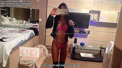 Angela Doll - street bukkake with strangers while I get creampie against a wall