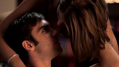 Passion sex night with horny brunette MILF in hot lingerie Presley Hart