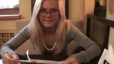 Couple sex porn in the sushi bar