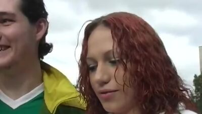 Redhead in anal pick up sex video