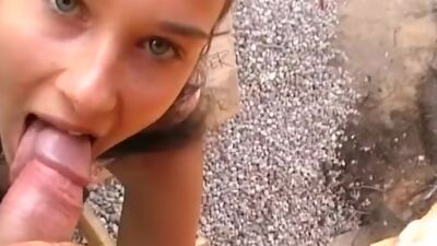 Couple doing sex in the woods