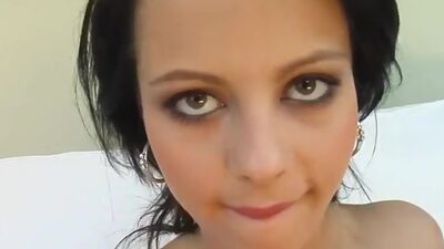 Veronika showing her fingering skill on Give Me Pink with p