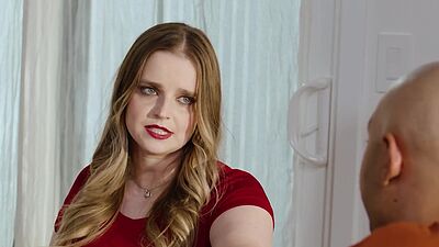 Thanksgiving dinner prepared by BBW stepmom Codi Vore for her black stepson