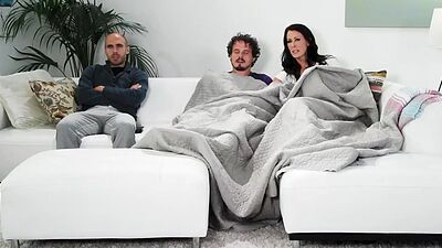 Nympho MILF with big boobs gets fucked by hubby best friend