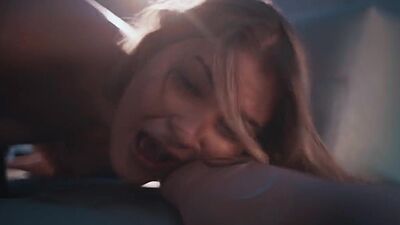 Erotic pussylicked babe in lingerie drives cock till cum