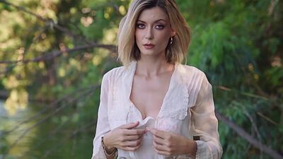 Huge natural boobs German Playboy model shows off her luscious body