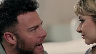 Stepdaughter getting turned on as she gets bullied by her stepdad